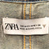 ザラ ZARA ハーフジップ デニム ワンピース レディース import:M