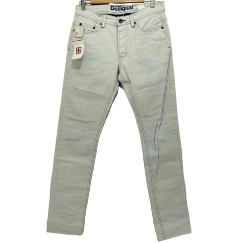 デシグアル Desigual DENIM_SCOTT ボタンフライ テーパード デニムパンツ メンズ US:30-31