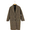 ザラ ZARA ガンクラブチェック 2Bロングコート レディース import:S