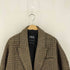 ザラ ZARA ガンクラブチェック 2Bロングコート レディース import:S