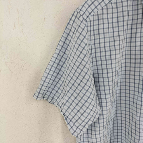 ギャップ Gap 00s ボタンダウン チェックS/Sシャツ メンズ import:M