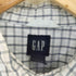 ギャップ Gap 00s ボタンダウン チェックS/Sシャツ メンズ import:M