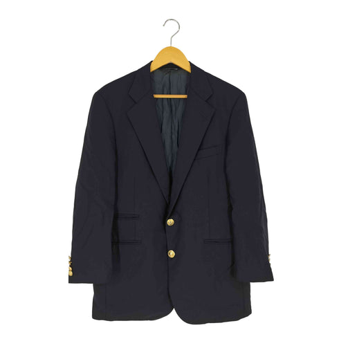 ポロバイラルフローレン Polo by RALPH LAUREN 90s 三角タグ 金ボタン 2B テーラードジャケット 紺ブレ メンズ