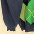 ユナイテッドカラーズオブベネトン UNITED COLORS OF BENETTON アーガイルチェック コットンニット L/S カーディガン メンズ import:M