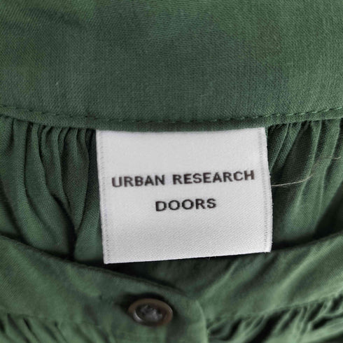アーバンリサーチドアーズ URBAN RESEARCH DOORS コットンボイルギャザーフレンチワンピース レディース JPN:M