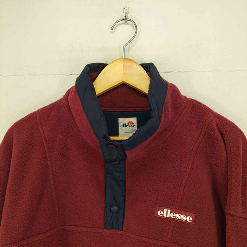 エレッセ ellesse オーバーサイズプルオーバーフリースジャケット メンズ L