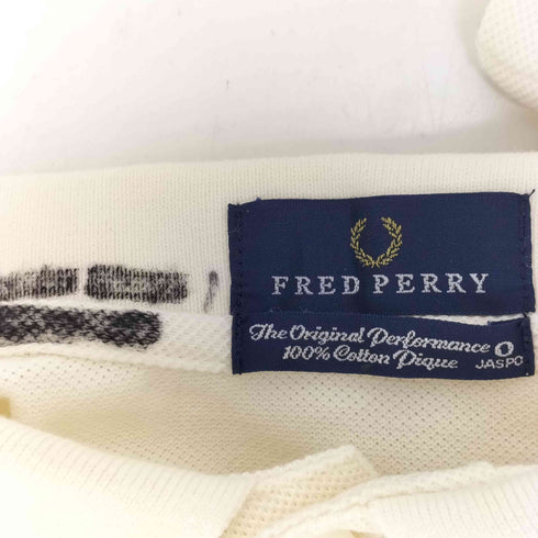 フレッドペリー FRED PERRY ロゴ刺繍 S/S ポロシャツ メンズ O