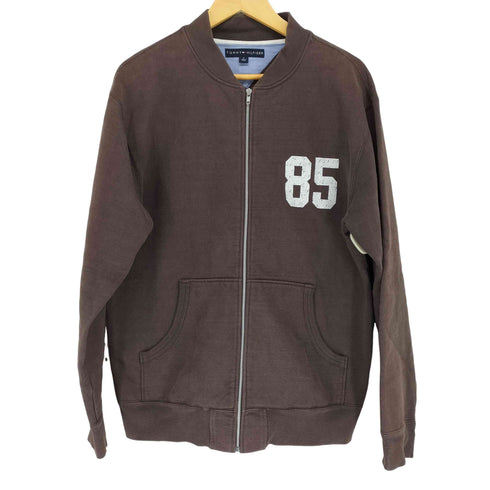 トミーヒルフィガー TOMMY HILFIGER スウェットジップアップブルゾン メンズ M