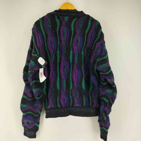 ATTACHE 90S レザーコンビ3D切り替えニット メンズ JPN:L
