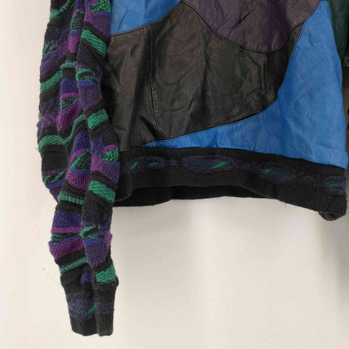 ATTACHE 90S レザーコンビ3D切り替えニット メンズ JPN:L