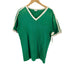 アディダス adidas スリーストライプ VネックTシャツ メンズ import:XL