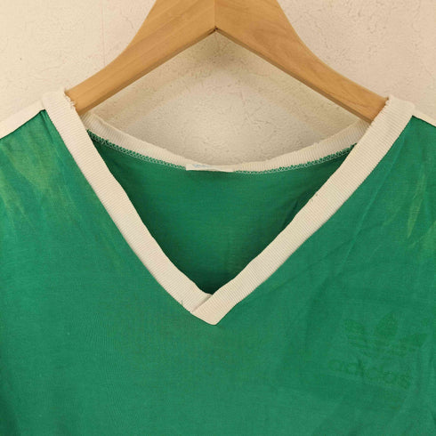 アディダス adidas スリーストライプ VネックTシャツ メンズ import:XL