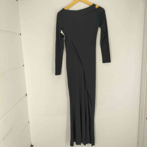 ダナキャランニューヨーク DKNY レーヨンワンピース ブラックドレス レディース