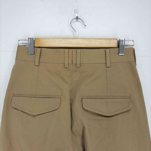 ビューティフルピープル beautiful people selvedge logo chino two tuck wide pants レディース JPN:36