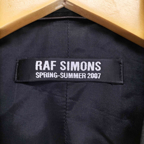 ラフシモンズ RAF SIMONS 比翼ショートジャケット メンズ EUR:46