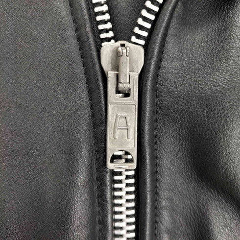 トリプルシックスレザーウェア 666 Leather Wear ダブルライダースジャケット レディース DE:32