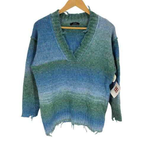 エモダ EMODA 22AW オーバーVネッククラッシュニット レディース FREE
