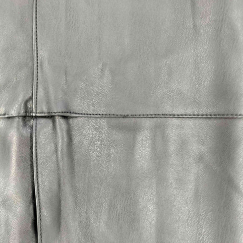ザラ ZARA センタースリット フェイクレザー スカート レディース S