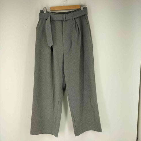ニコアンド niko and... セットアップ ノーカラーシャツ ワイドパンツ メンズ JPN:M