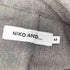 ニコアンド niko and... セットアップ ノーカラーシャツ ワイドパンツ メンズ JPN:M
