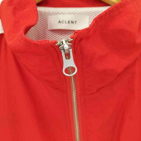 ACLENT color nylon track jacket レディース FREE