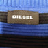 ディーゼル DIESEL SUPERIOR エンブレム ロゴ マルチ ボーダー コットン ニット セーター メンズ import:L