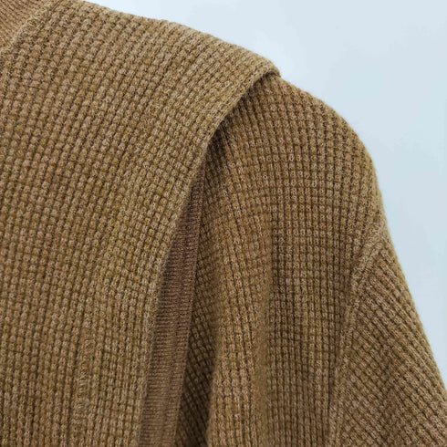 アンフィル unfil WOOL & COTTON WAFFLE BELTED PULLOVER レディース JPN:0