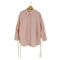 ザラ ZARA サイドスリット デザインシャツ レディース import:XL