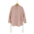 ザラ ZARA サイドスリット デザインシャツ レディース import:XL