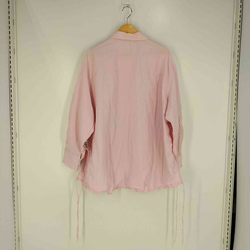 ザラ ZARA サイドスリット デザインシャツ レディース import:XL