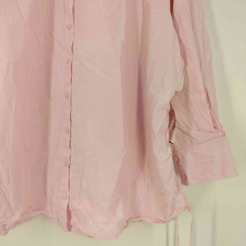 ザラ ZARA サイドスリット デザインシャツ レディース import:XL