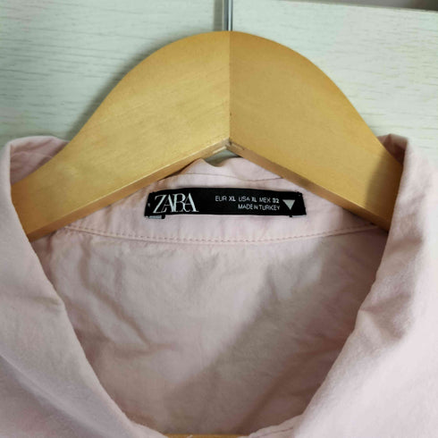 ザラ ZARA サイドスリット デザインシャツ レディース import:XL