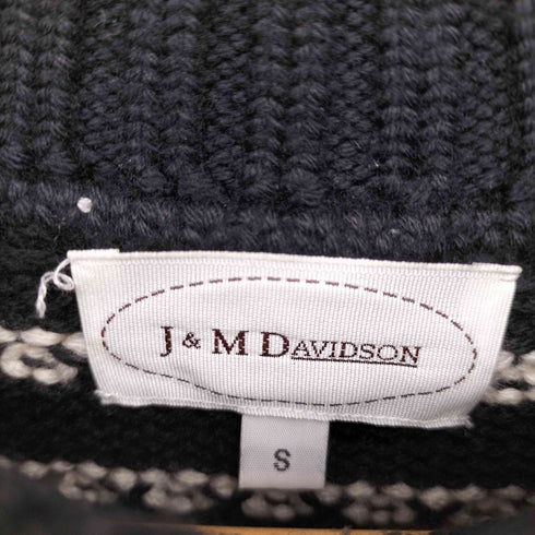ジェイアンドエムデヴィッドソン J&M Davidson ウール100% バーズアイニット レディース JPN:S