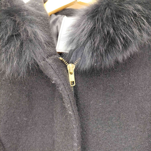 ankrouge フォックスファー フーディージップアップコート レディース JPN:M