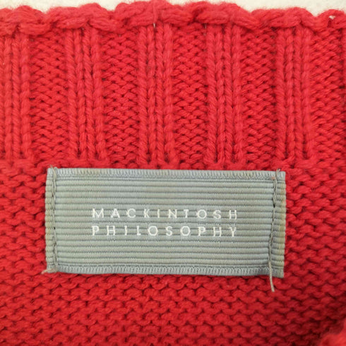 マッキントッシュフィロソフィー MACKINTOSH PHILOSOPHY MADE IN ENGLAND モックネックコットンニット レディース EUR:38