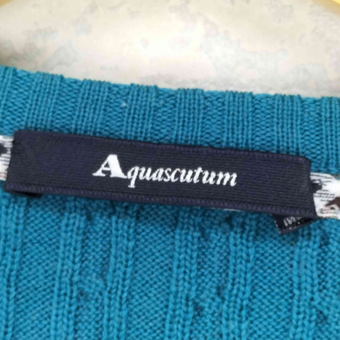 アクアスキュータム AQUASCUTUM ニットカーディガン セーター アンサンブル レディース