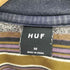 ハフ HUF ネイティブ エスニック 総柄 ボーダー クルーネック Tシャツ メンズ import:M
