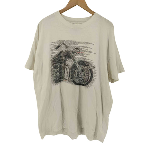 ハーレーダビッドソン HARLEY-DAVIDSON USA製 2002コピーライト バックイーグルプリント 両面プリントTシャツ メンズ import:XL