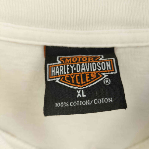 ハーレーダビッドソン HARLEY-DAVIDSON USA製 2002コピーライト バックイーグルプリント 両面プリントTシャツ メンズ import:XL
