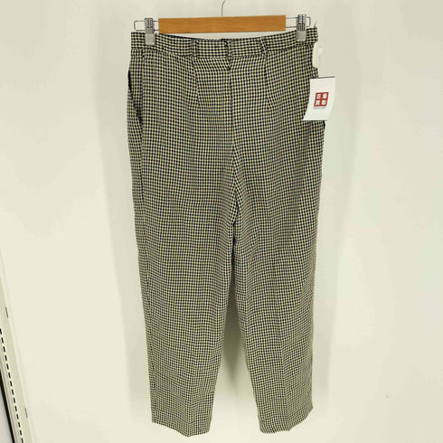 70-80S ロケット TALON ジップ 2タック チェック テーパード スラックス パンツ レディース 8