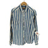 アンカーブルー ANCHOR BLUE 90-00S WKWR GLOBAL WORKWEAR フラップポケット コットン ストライプ L/S シャツ メンズ import:M