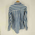 アンカーブルー ANCHOR BLUE 90-00S WKWR GLOBAL WORKWEAR フラップポケット コットン ストライプ L/S シャツ メンズ import:M