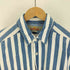 アンカーブルー ANCHOR BLUE 90-00S WKWR GLOBAL WORKWEAR フラップポケット コットン ストライプ L/S シャツ メンズ import:M