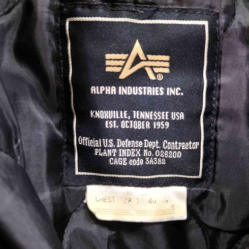 アルファインダストリーズ ALPHA INDUSTRIES 迷彩 N-3B メンズ