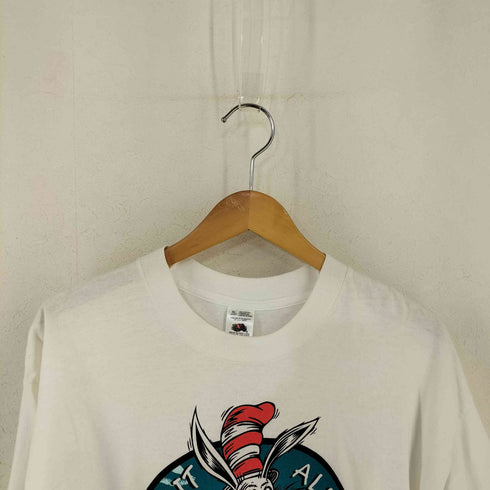 フルーツオブザルーム FRUIT OF THE LOOM DOG EAT DOG PSILLY RABBIT 1993コピーライト クルーネックTシャツ メンズ import:XL