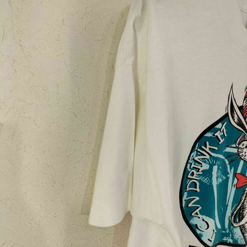 フルーツオブザルーム FRUIT OF THE LOOM DOG EAT DOG PSILLY RABBIT 1993コピーライト クルーネックTシャツ メンズ import:XL