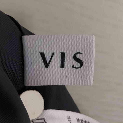 ビス ViS 防シワ 共ベルト付きチェック柄ラップタイトスカート レディース JPN:M