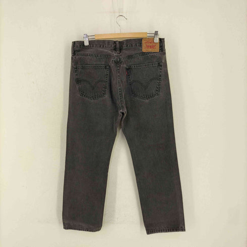 リーバイス Levis 505 後染め ブラックデニム メンズ 34inch