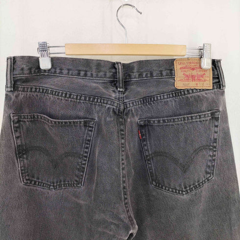 リーバイス Levis 505 後染め ブラックデニム メンズ 34inch