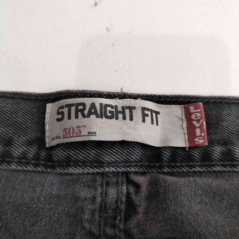 リーバイス Levis 505 後染め ブラックデニム メンズ 34inch